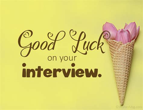 Interview Wishes - Good Luck and Best Wishes For Interview (2023)