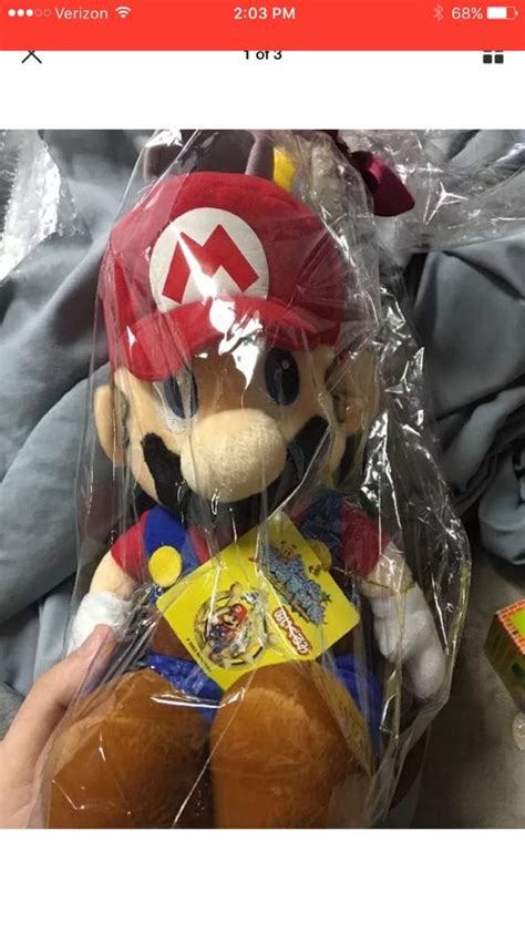 Super Mario Sunshine 2002 San-Ei L Mario plush | Nintendo Amino