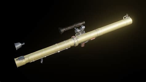 3D model RPG 29 Rocket Launcher 3d model VR / AR / low-poly | CGTrader