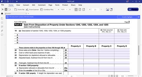 IRS Form 4797- Guide for How to Fill in IRS Form 4797