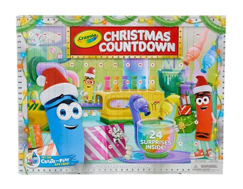 Buy Crayola Christmas Countdown Advent , Multi-Colour Online at ...