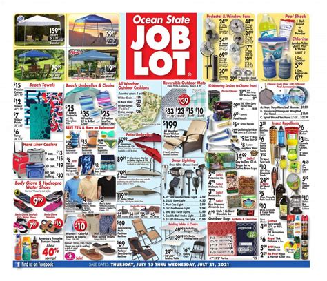 Ocean State Job Lot (CT, MA, ME, NH, NJ, NY, RI) Weekly Ad Flyer July ...