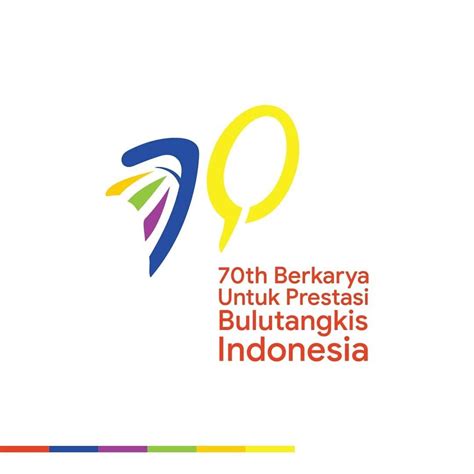 @arifyuniart: "#70thpbsi #logo70thpbsi #bulutangkisindonesia #pbsi # ...