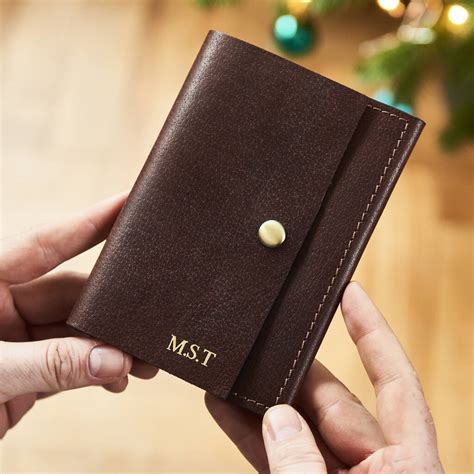 Personalised Luxe Leather Passport Holder By Vida Vida | notonthehighstreet.com