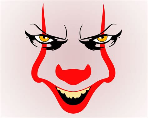 Pennywise SVG Layered - Etsy