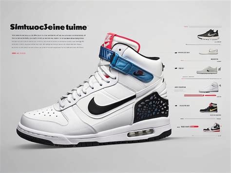 Premium Photo | Nike Shoe Evolution Timeline Interactive Showcase