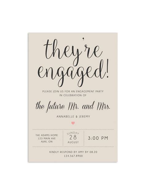 40 Engagement Party Invitations for Any Theme or Style