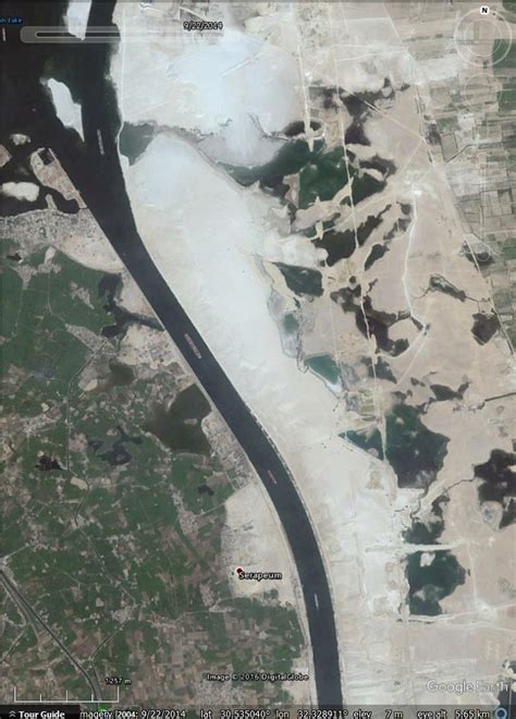 The Suez Canal expansion project - Google Earth Blog