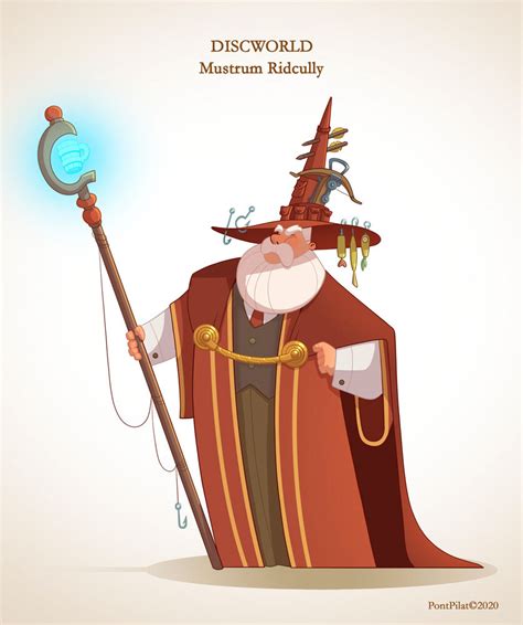 Characters from the "Discworld" book cycle on Behance