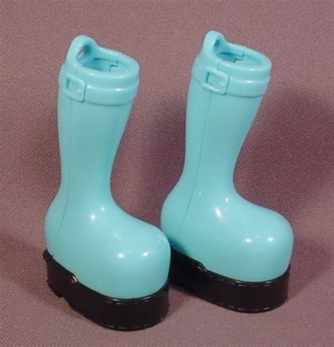 Diva Starz Fashion Doll Pair Of Tall Light Blue Boots, 3" Tall