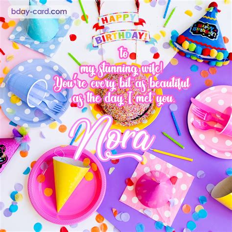 Birthday images for Nora 💐 — Free happy bday pictures and photos | BDay ...