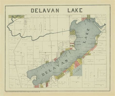 Delavan Lake 1921 - Interior Elements