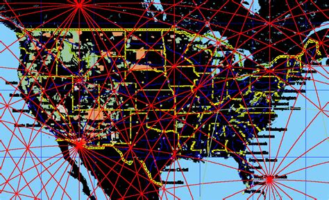 Map Of Ley Lines In North America - Island Of Hawaii Map