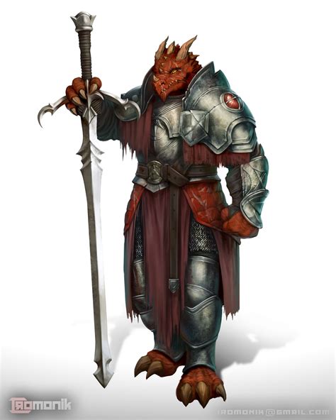 [ART] Dragonborn character art : r/DnD