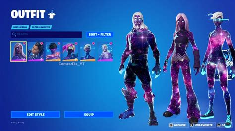 Fortnite All Galaxy Skins (2018 - 2023) - YouTube