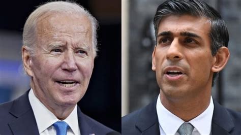 Biden, Sunak vow to stick together on Ukraine | World News - Hindustan ...