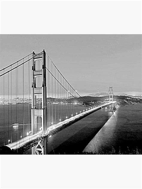 "Golden Gate Bridge Pencil Sketch" Poster for Sale by FLCdesigns | Redbubble