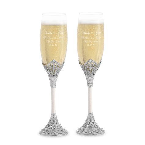 New Year's Eve champagne flutes