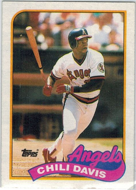 Chili Davis - one of the best nicknames ever | Baseball trading cards, Baseball cards, Cards