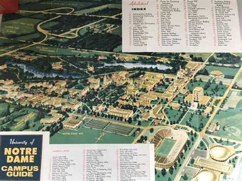 Notre Dame Campus Map