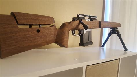 Custom Walnut Rifle Stock