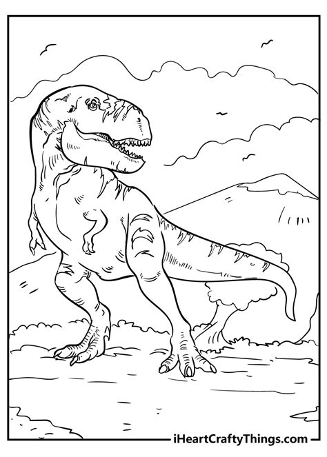 Tyrannosaurus Coloring Pages (Updated 2021)