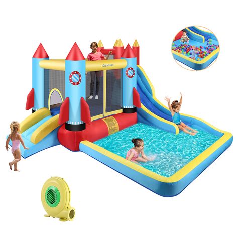 Buy DREAMVAN Kids Bounce House with Blower Inflatable Bounce Houses ...