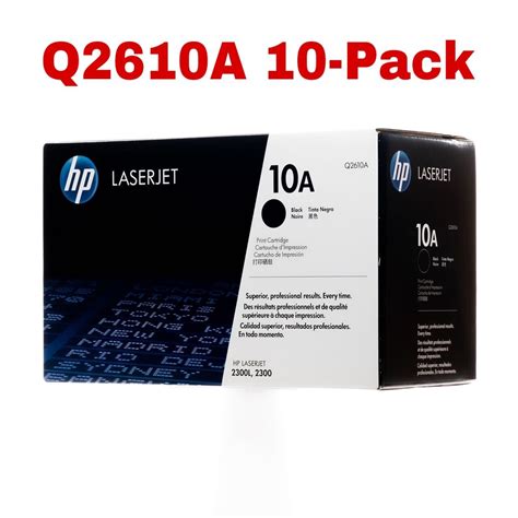 (Lot 10) Q2610A 10A Genuine HP Black Toner LaserJet 2300 2300D 2300DN 2300DTN ! | eBay