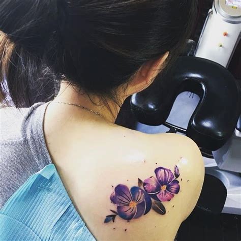 10 Beautiful Violet Tattoo Designs and Meanings | TattooAdore | Violet tattoo, Violet flower ...