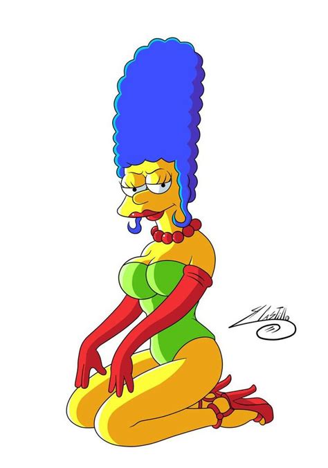 Simpson's Style - Blue and Yellow Hair with Orange Wig