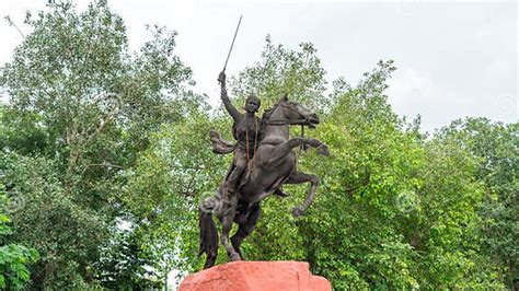 Statue of Rani Lakshmi Bai editorial stock photo. Image of history ...