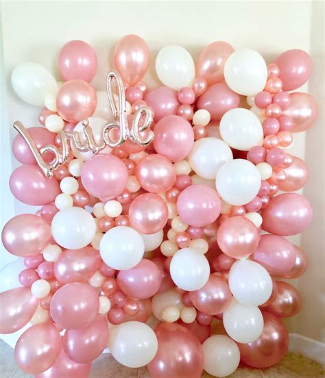 Balloon Wall DIY Kit~Rose Gold Balloon Wall~Photo Backdrop~Bridal Shower~Wedding~Bachelor ...