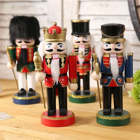 Aliexpress.com : Buy 4pcs/lot Wood Pudgy Figurine The Nutcracker Doll ...