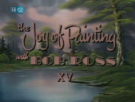 What font is used for the intro of The Joy of Painting? - Graphic Design Stack Exchange