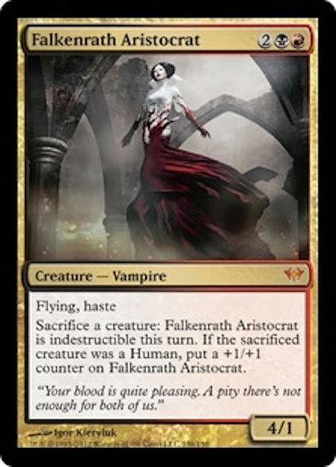 Magic the Gathering Dark Ascension Single Falkenrath Aristocrat Foil | DA Card World