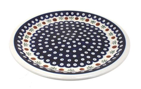 Blue Rose Polish Pottery | Nature Dinner Plate