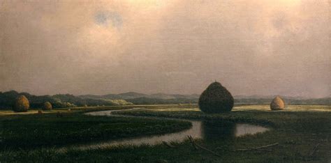 Martin Johnson Heade, Newburyport Marsh (Marsh Haystacks), c. 1871-75 | Schoelkopf Gallery