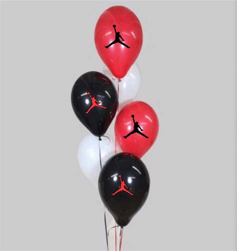 6 Jordan Party Balloon Decorations