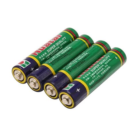 HUATAI R6P 4 Pcs/Card 1.5V AA Batteries Carbon zinc Zinc manganese Dry Cell Battery Moisture ...