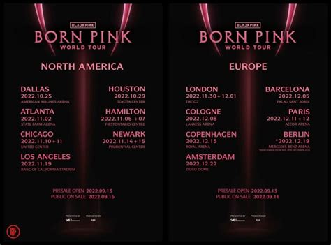 BLACKPINK ‘BORN PINK’ 2022 World Tour Updates – Dates, Venues, Tickets, and New Title Track ...