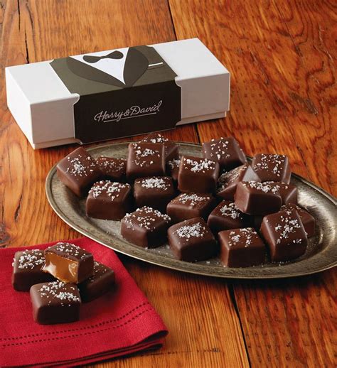 Sea Salt Caramels Gift Box | Caramel gifts, Chocolate gifts, Caramel treats