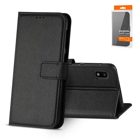 Samsung Galaxy A10 3-in-1 Wallet Case In Black - Walmart.com