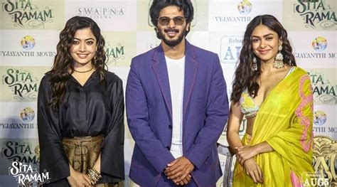 Sita Ramam promotions: When Mrunal Thakur, Dulquer Salmaan, Rashmika ...