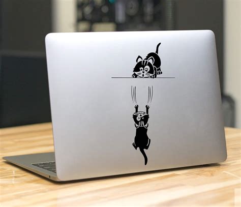 StickersYard Funny Cats Vinyl Laptop Skin Laptop Stickers : Amazon.in ...