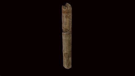 Railing pillar from the Amaravati Stupa - Download Free 3D model by The ...