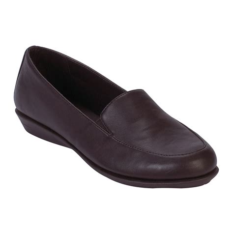 Basic Editions Women's Evelyn Black Wide Width Loafer - Shoes - Women's Shoes - Women's Flats