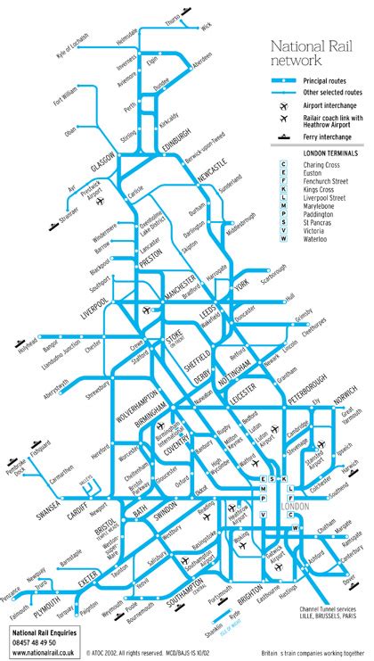 Map Of Train Stations In England ~ AFP CV