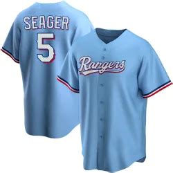 Corey Seager Light Blue Jerseys