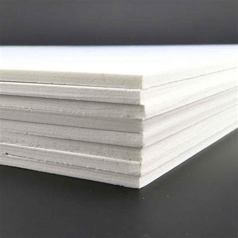 Sibe-r Plastic Supply White PVC Foam Board Plastic Mm Thick, 54% OFF