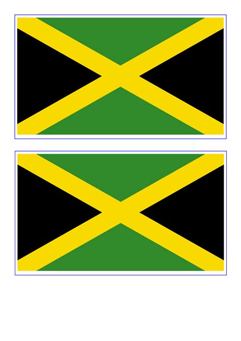 Jamaica Flag | Templates at allbusinesstemplates.com